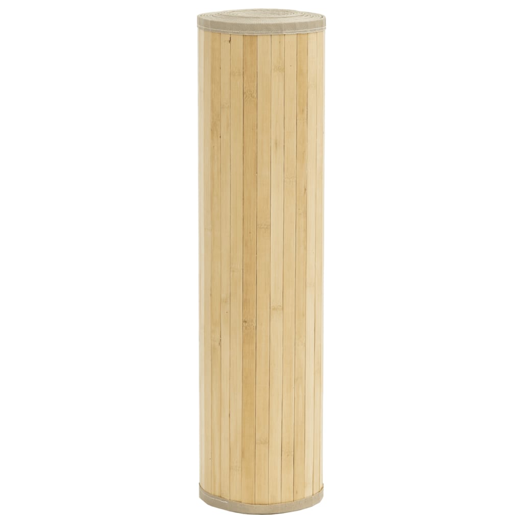 vidaXL Rug Rectangular Light Natural80x300 cm Bamboo