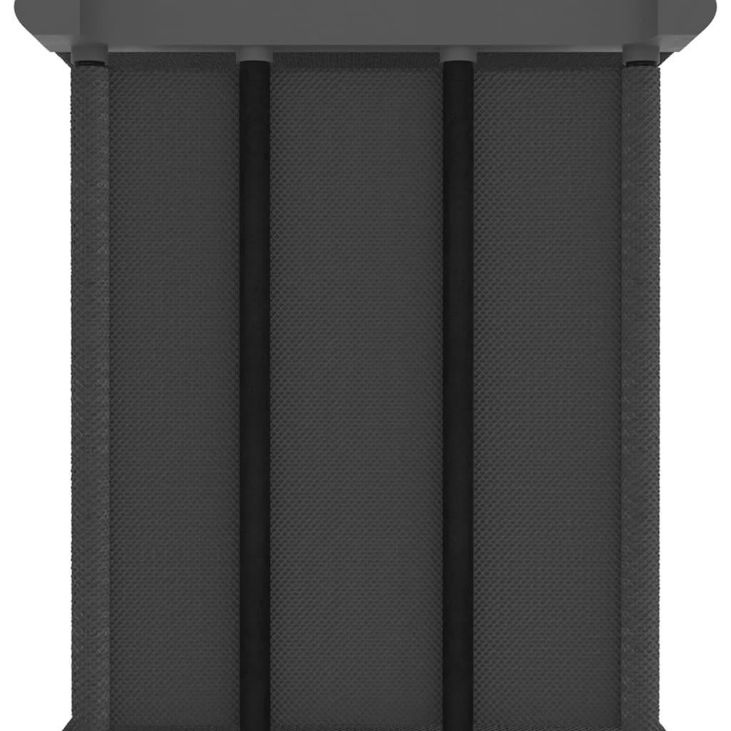 vidaXL 6-Cube Display Shelf with Boxes Grey 103x30x72.5 cm Fabric