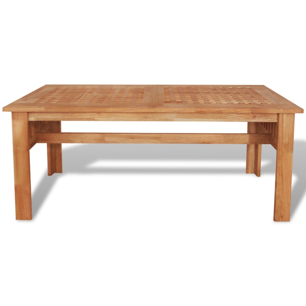 vidaXL Coffee Table Solid Walnut Wood 100x54x40 cm