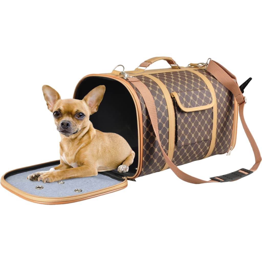 FLAMINGO Pet Carrying Bag Chloe 2 Brown 45x26x26 cm