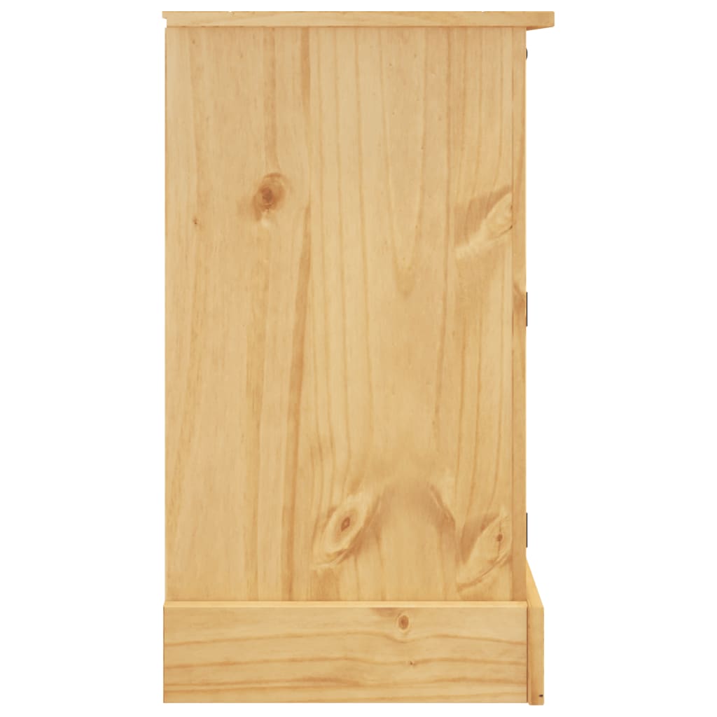 vidaXL Sideboard Corona Brown 112x43x78 cm Solid Wood Mexican Pine