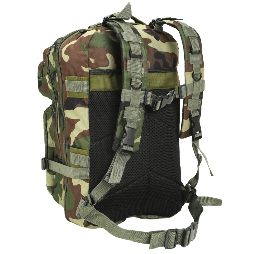 vidaXL Army-Style Backpack 50 L Camouflage