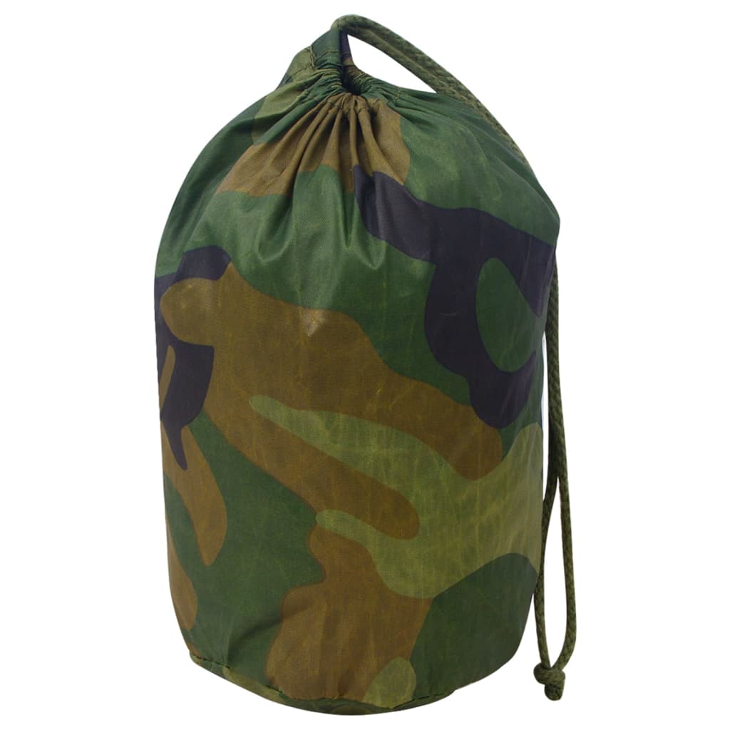 vidaXL Camouflage Net with Storage Bag 5x6 m Green