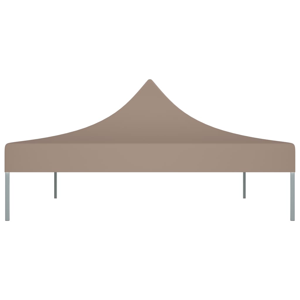 vidaXL Party Tent Roof 4.5x3 m Taupe 270 g/m²