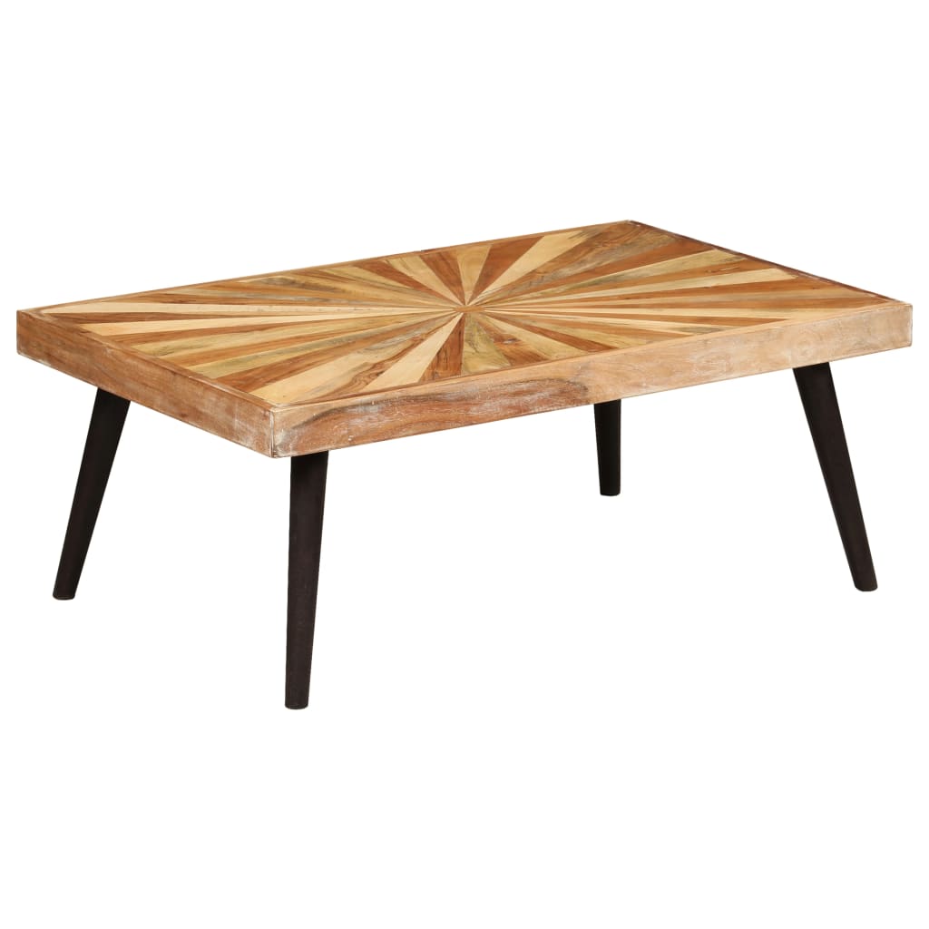 vidaXL Coffee Table Solid Mango Wood 90x55x36 cm
