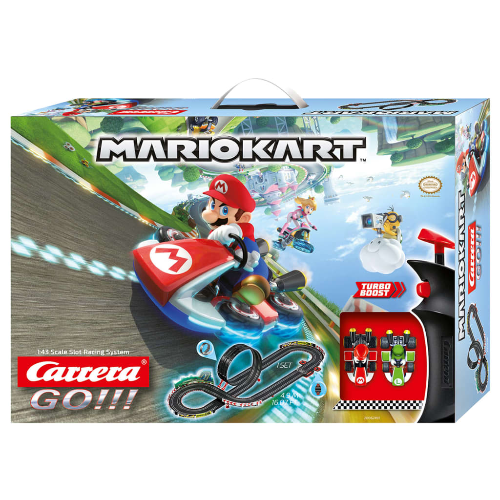 Carrera GO Slot Car and Track Set Nintendo Mario Kart 8 1:43