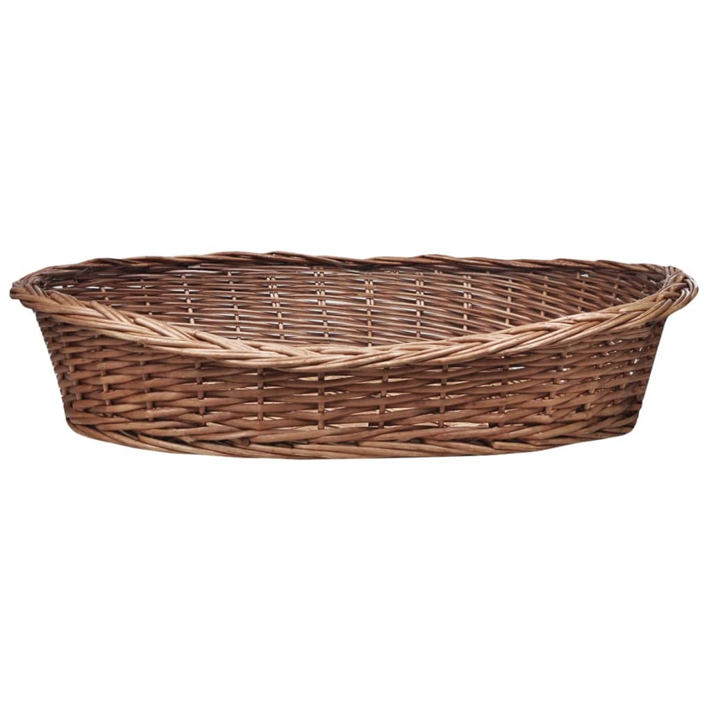 Willow Dog Basket/Pet Bed Natural 90 cm
