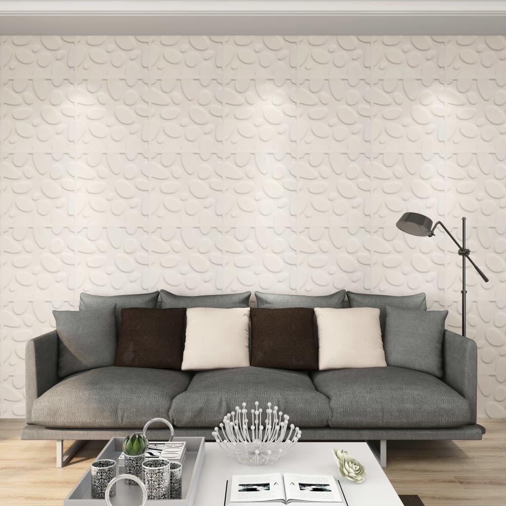 vidaXL 12 pcs Wall Panels 3D 0.5x0.5 m 3 m²
