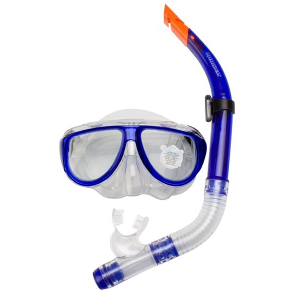 Waimea Senior Diving Mask with Snorkel Cobalt Blue 88DI
