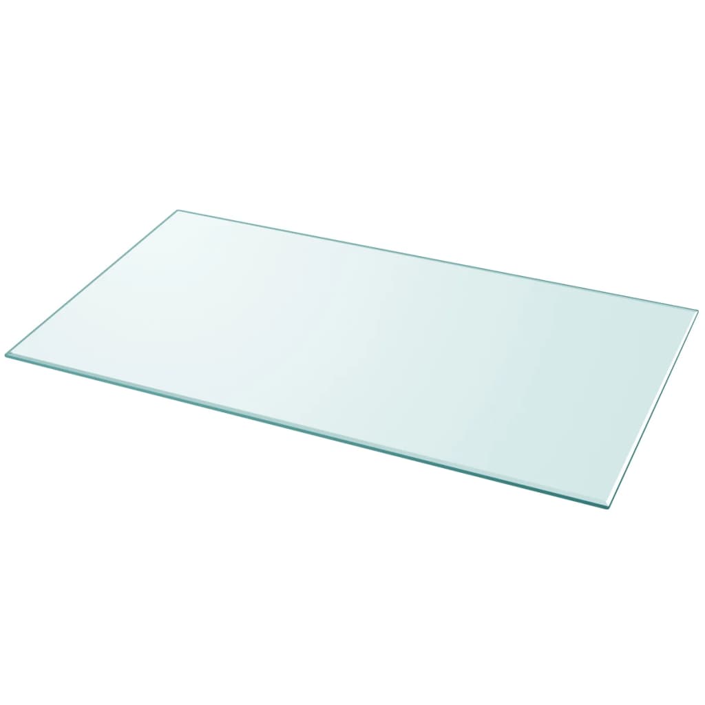 vidaXL Table Top Tempered Glass Rectangular 1200x650 mm