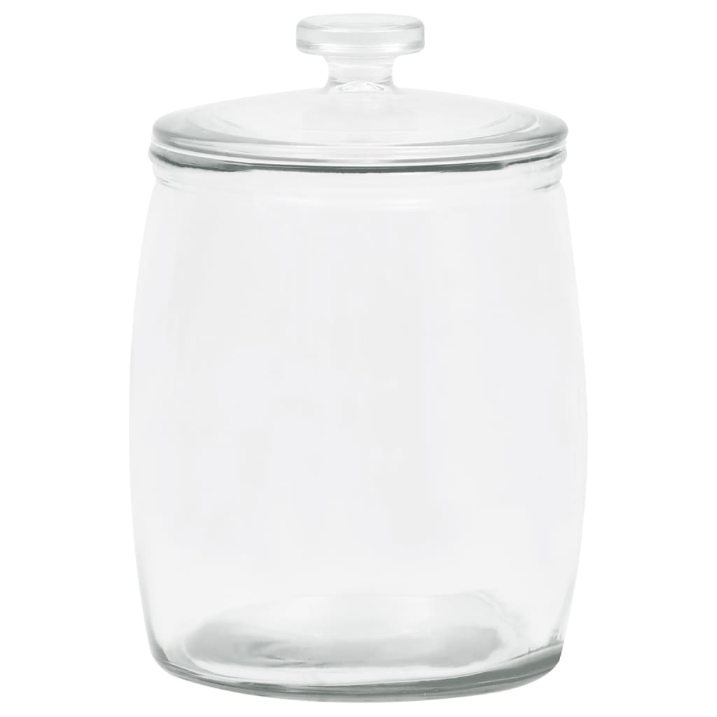 vidaXL Storage Glass Jars with Lid 4 pcs 8000 ml