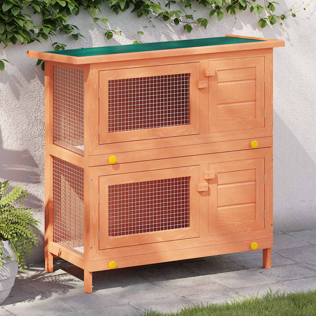 multi level rabbit hutch