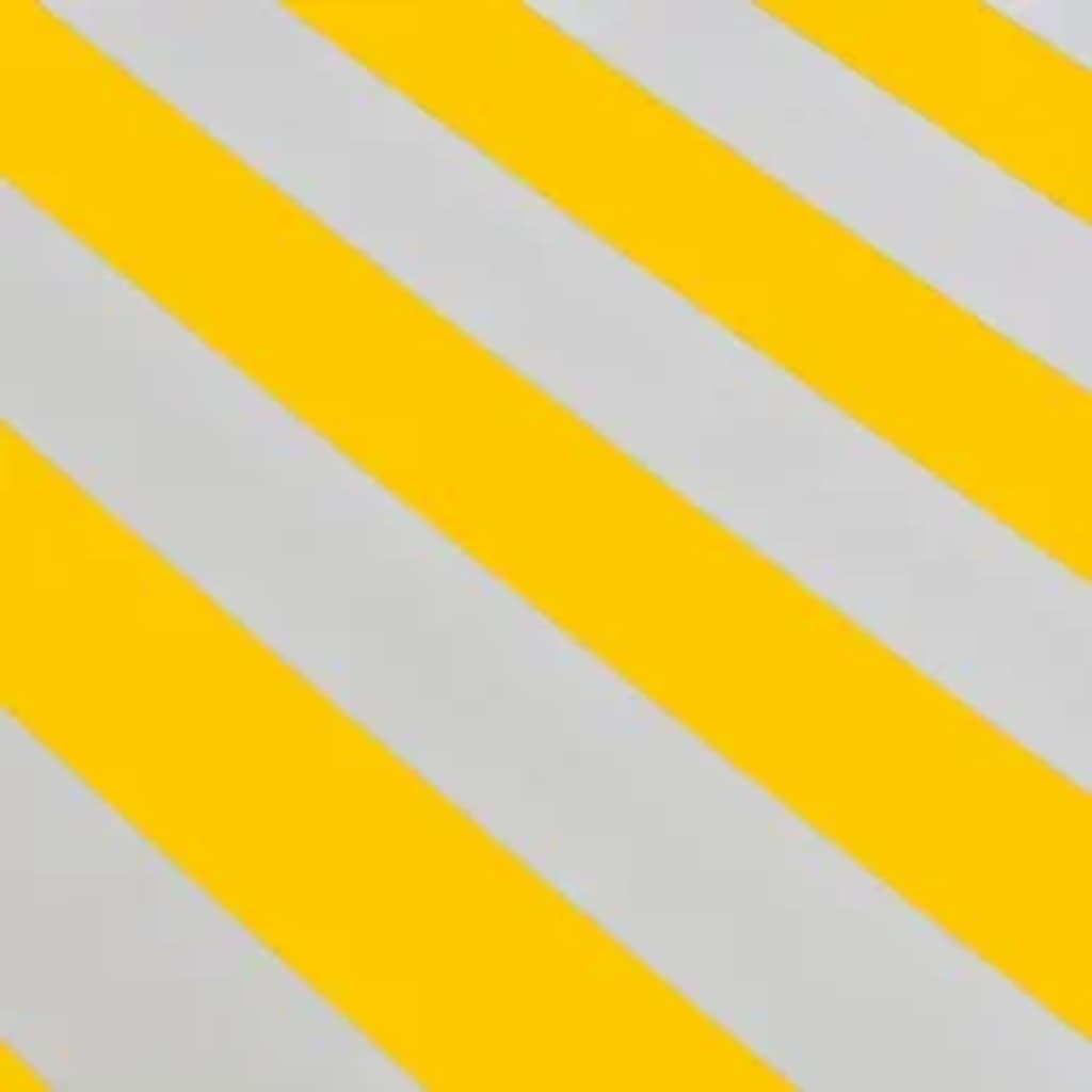 vidaXL Folding Awning Manual Operated 600 cm Yellow/White