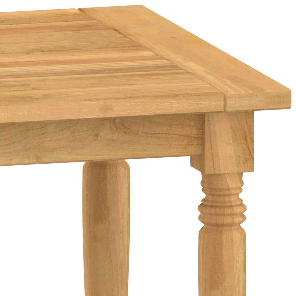 vidaXL 4 Piece Garden Lounge Set Solid Teak Wood