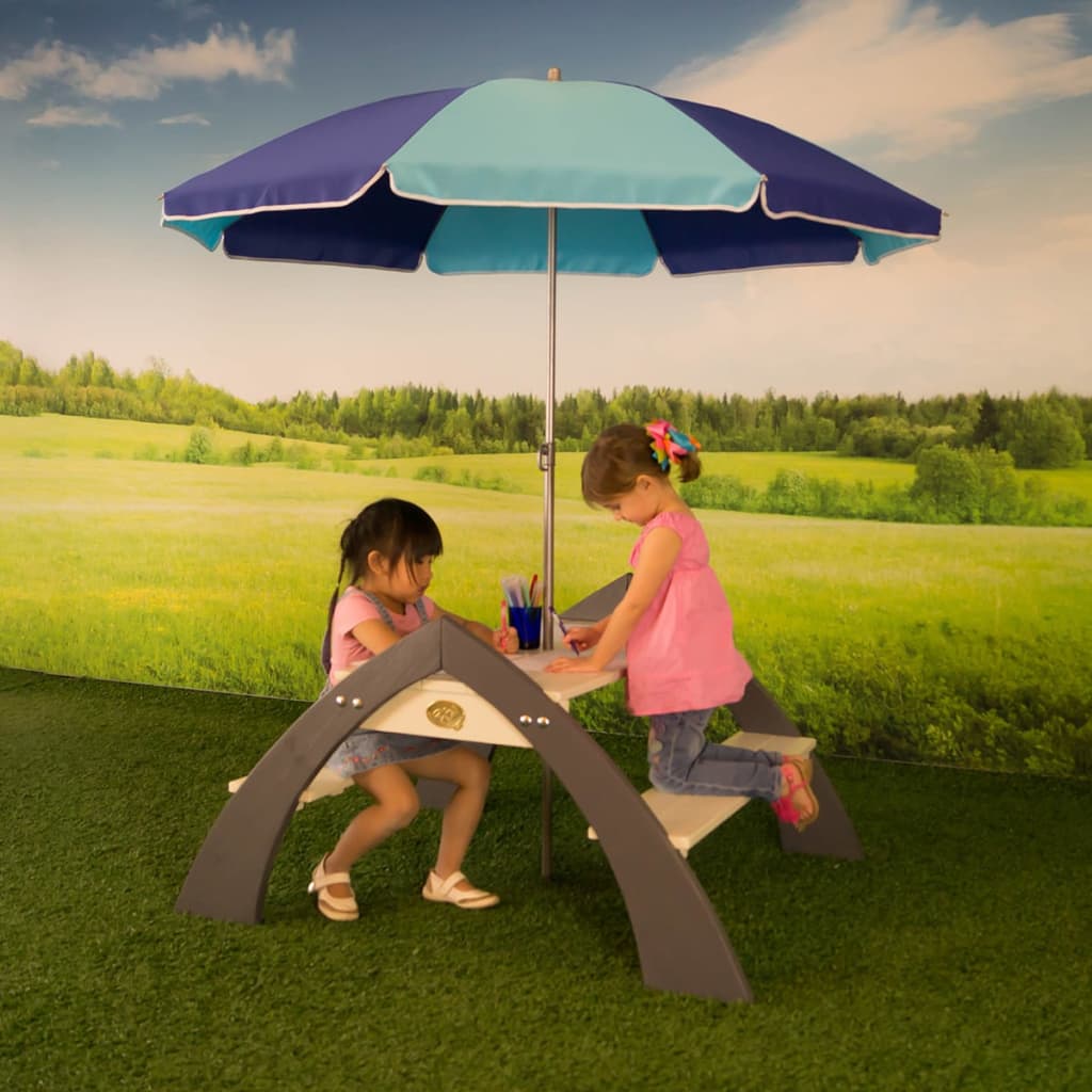 AXI Children's Picnic Table Kylo Grey and White A031.021.00