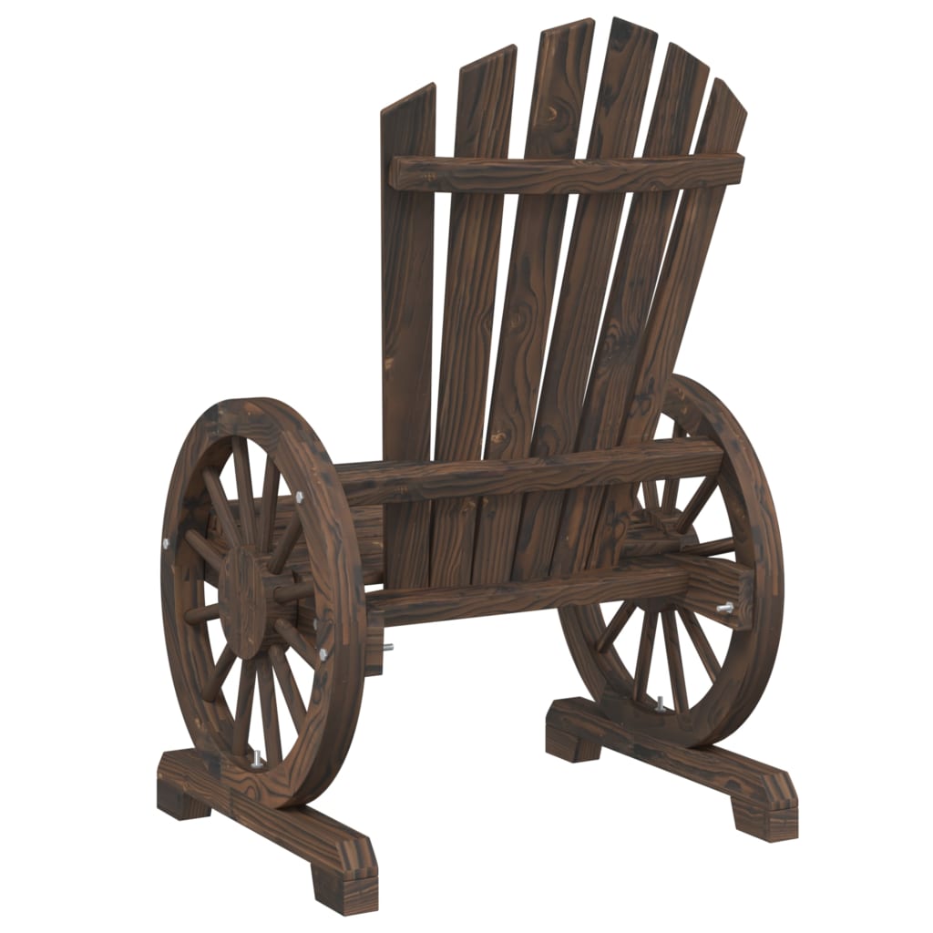 vidaXL Garden Adirondack Chair Solid Wood Fir