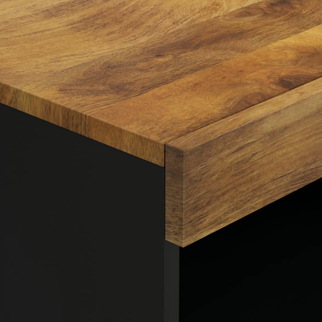 vidaXL Side Cabinet 60x33x107 cm Solid Wood Mango