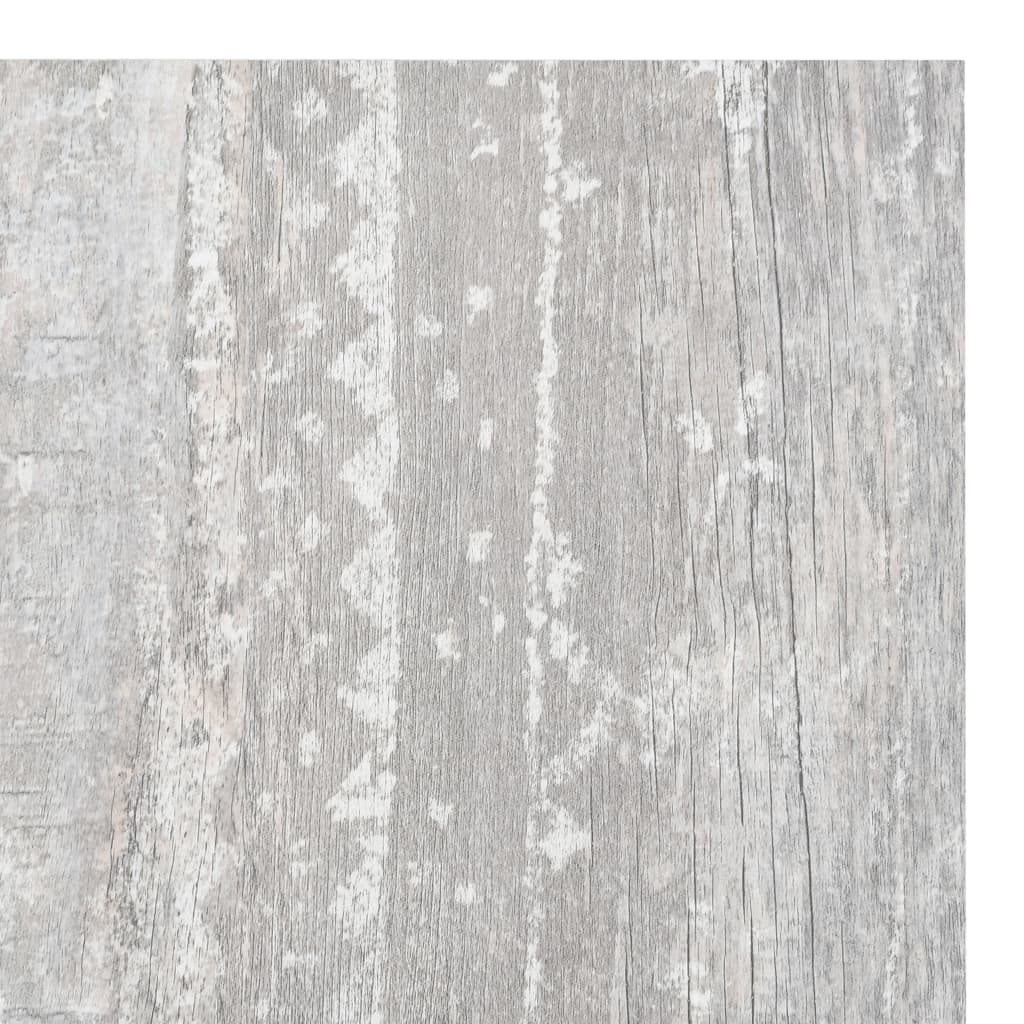 vidaXL Self-adhesive Flooring Planks 55 pcs PVC 5.11 m² Grey