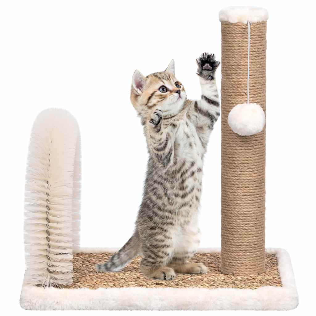 Cat scratcher with brush 2025
