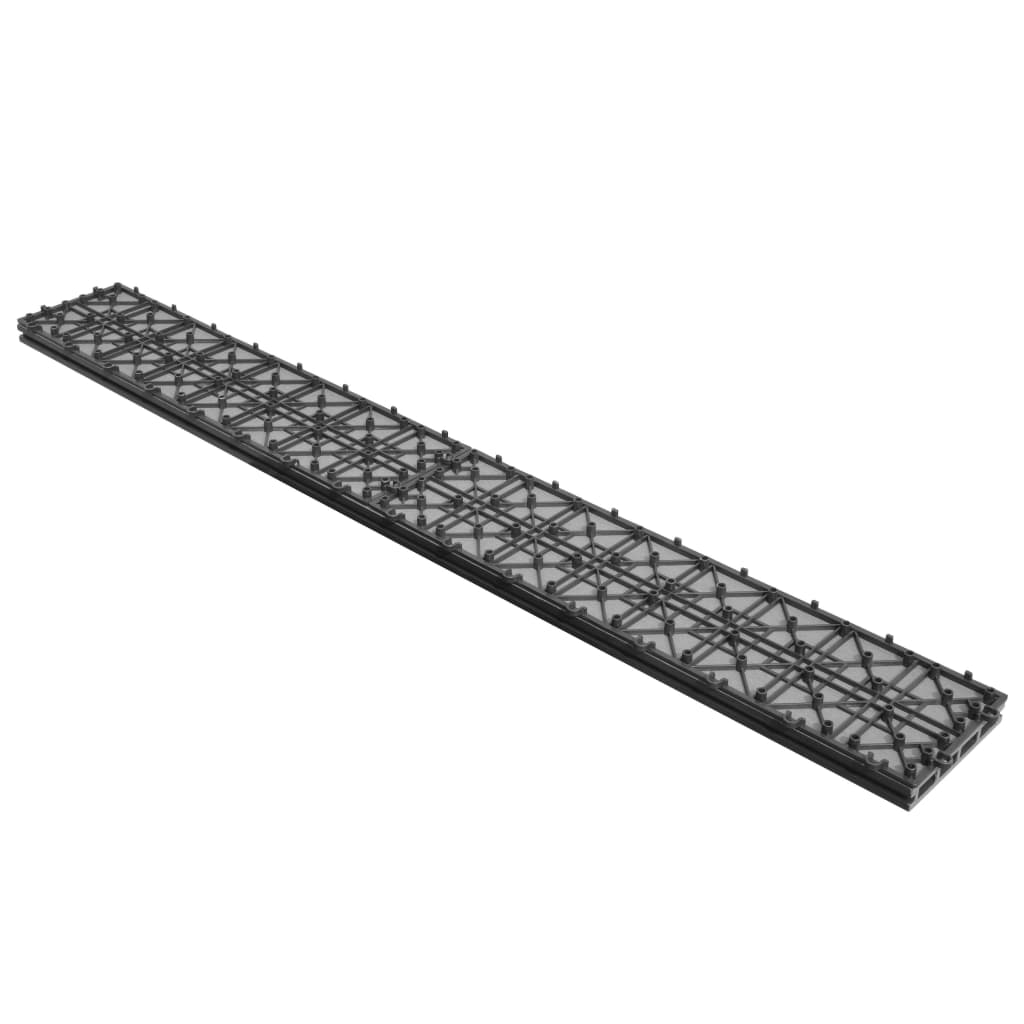 vidaXL Decking Boards 34 pcs for Intex Bestway Spa WPC 255x210 cm Grey