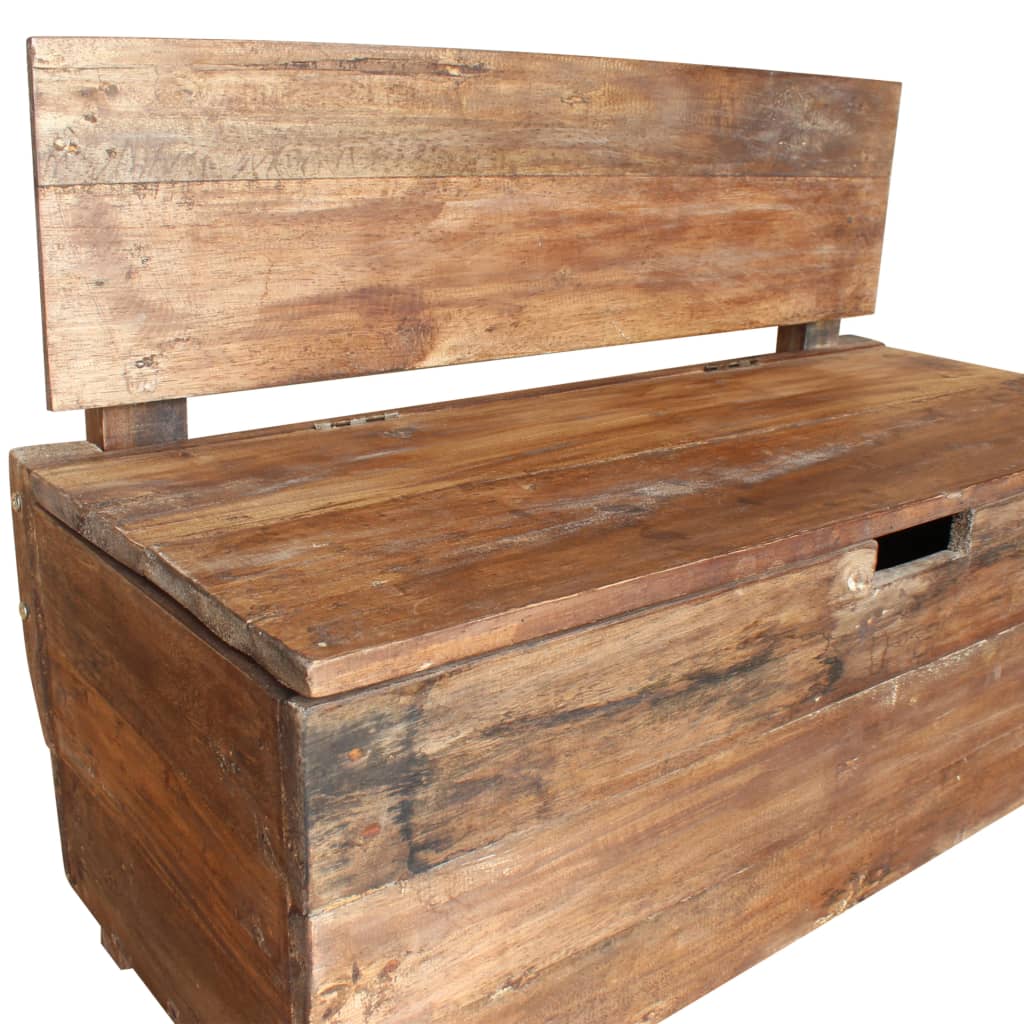 vidaXL Bench Solid Reclaimed Wood 86x40x60 cm