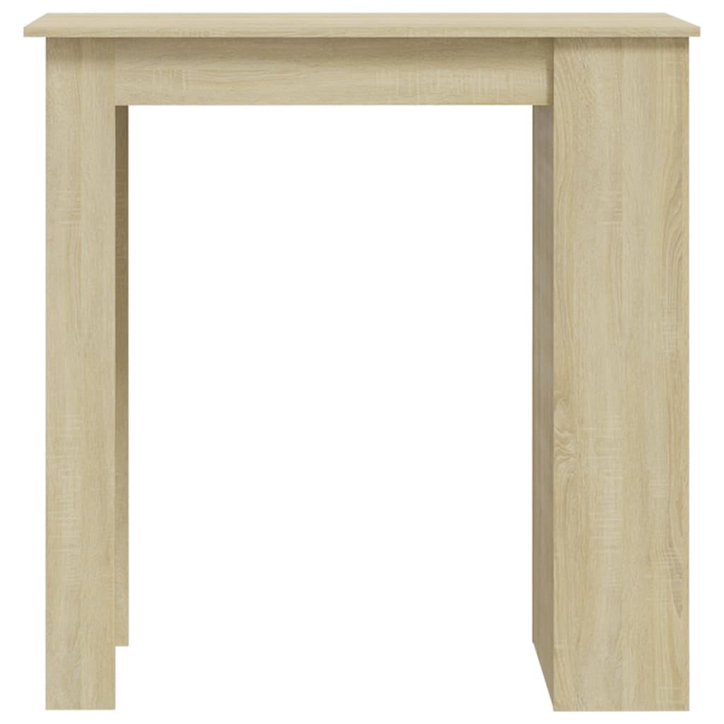 vidaXL Bar Table with Storage Rack Sonoma Oak 102x50x103.5cm Engineered Wood