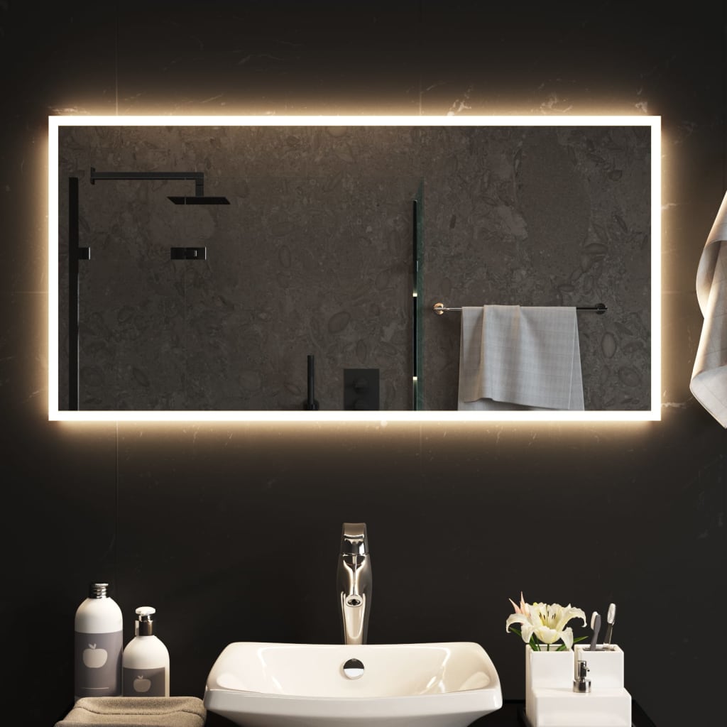 vidaXL LED Bathroom Mirror 50x100 cm