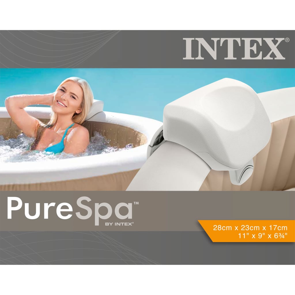Intex Premium PureSpa Headrest White 28x23x17 cm Foam