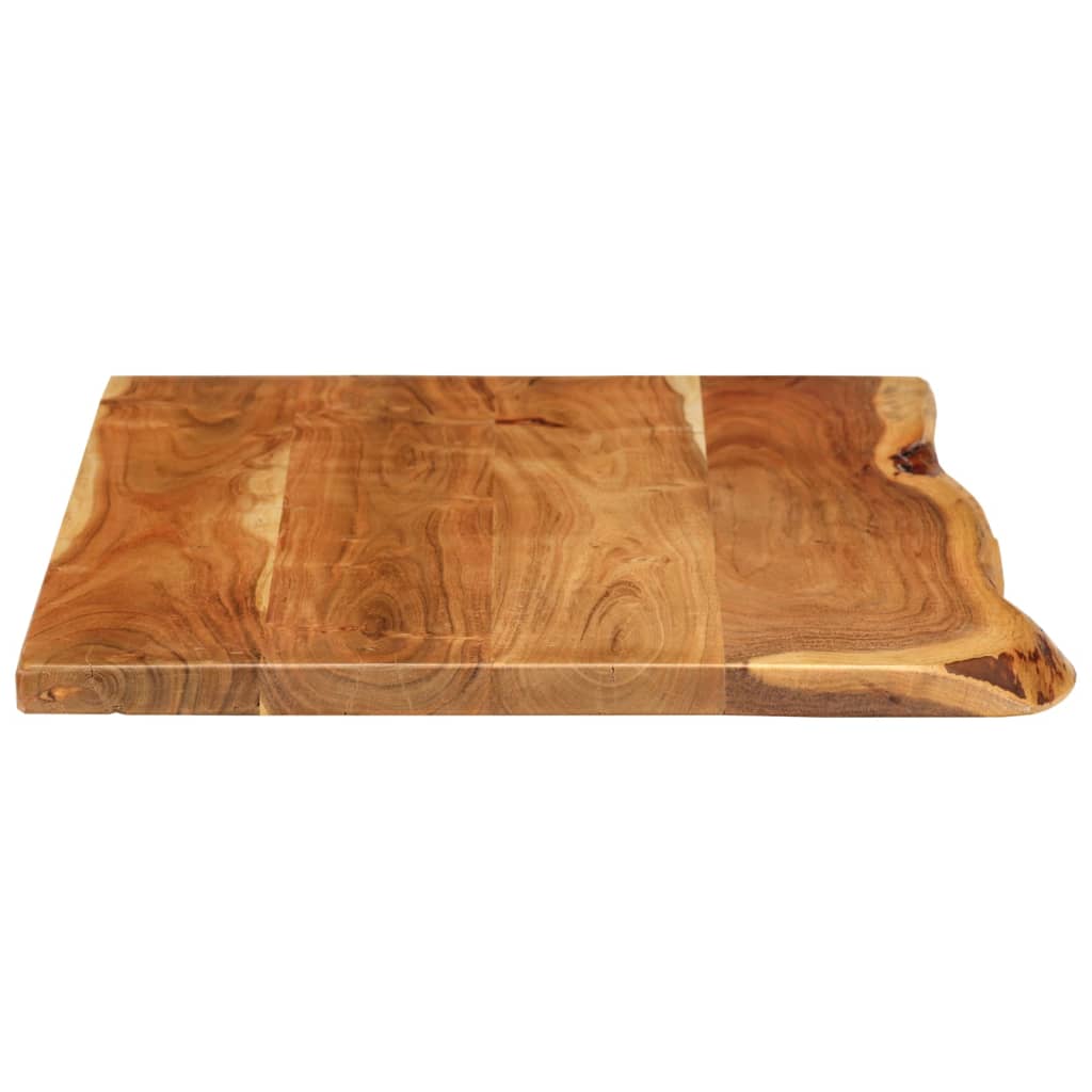 vidaXL Bathroom Vanity Top Solid Acacia Wood 100x52x2.5 cm