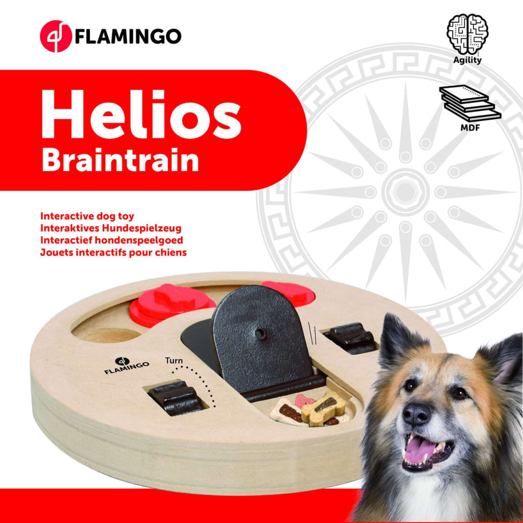 FLAMINGO Brain Training Toy Helios 23 cm Wooden
