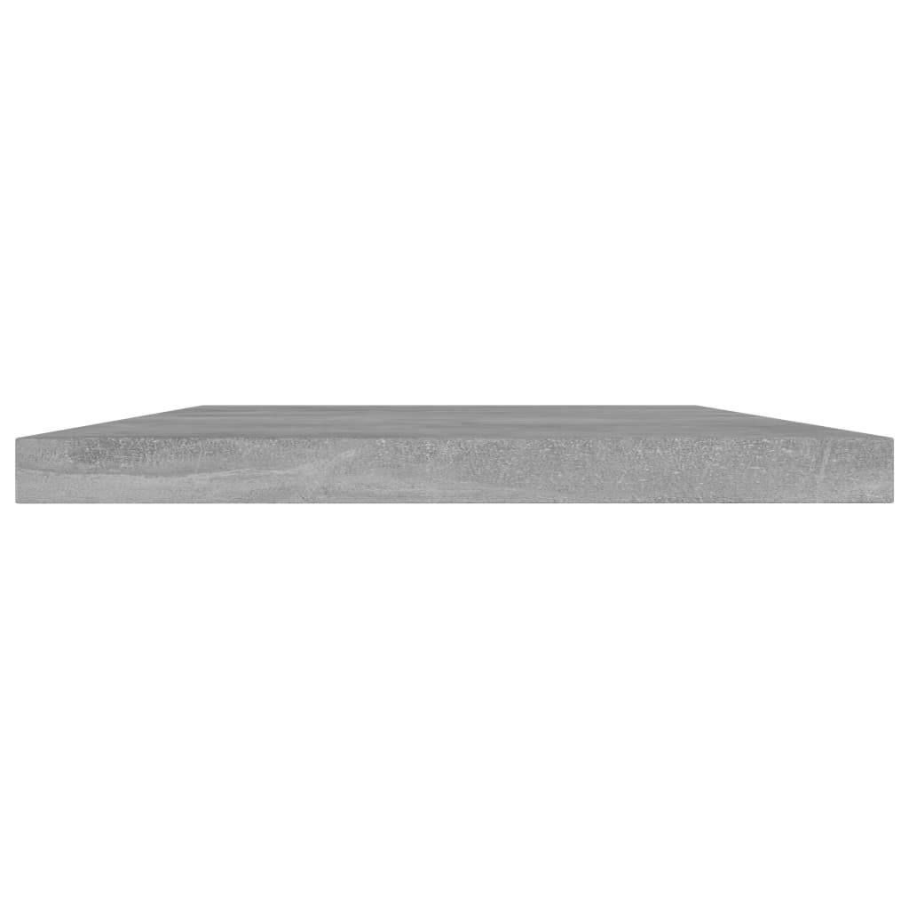 vidaXL Bookshelf Boards 8 pcs Concrete Grey 40x20x1.5 cm Engineered Wood