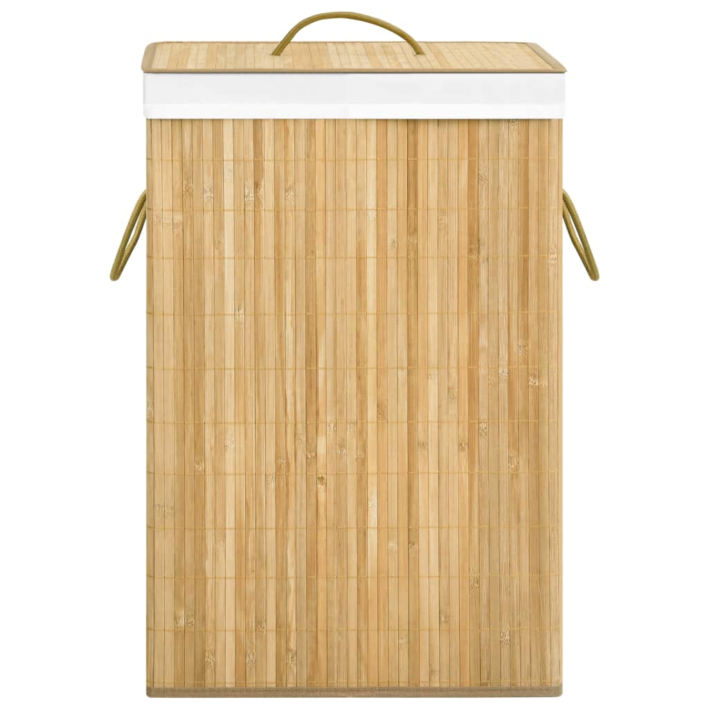 vidaXL Bamboo Laundry Basket 72 L