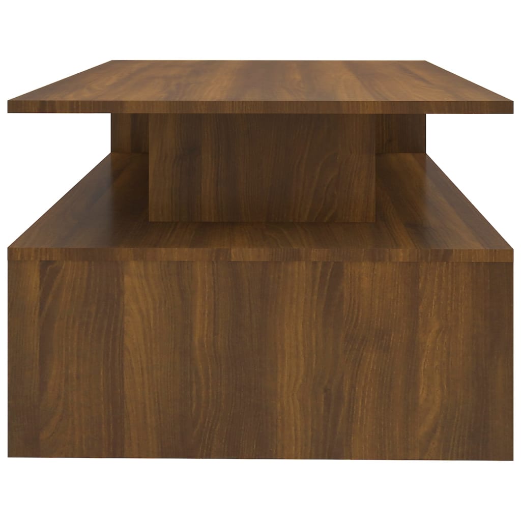 vidaXL Coffee Table Brown Oak 90x60x42,5 cm Engineered Wood
