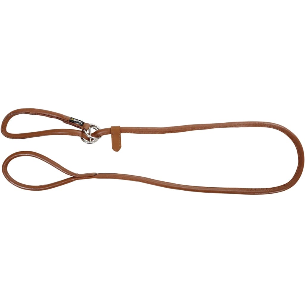 Kerbl Slip Dog Leash Roma 1.7 m Leather Brown 81100