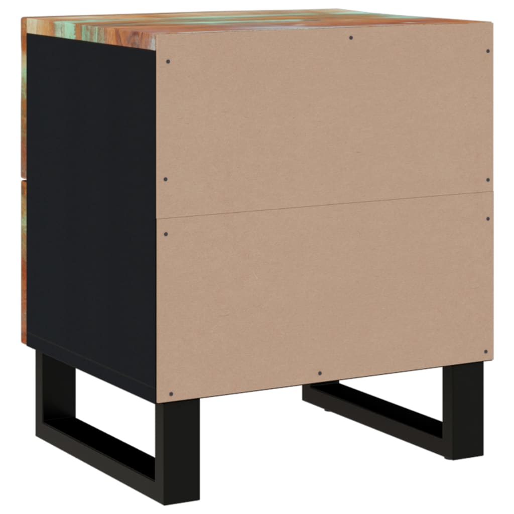 vidaXL Bedside Cabinet 40x33x46 cm Solid Wood Reclaimed
