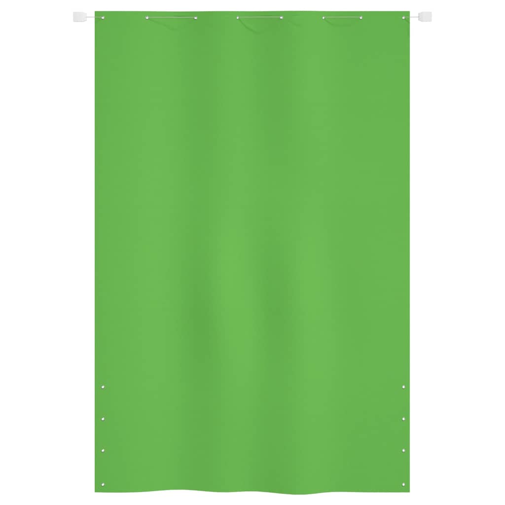 vidaXL Balcony Screen Light Green 160x240 cm Oxford Fabric