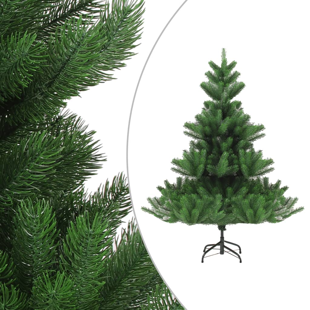 vidaXL Nordmann Fir Artificial Christmas Tree LED&Ball Set Green 120cm