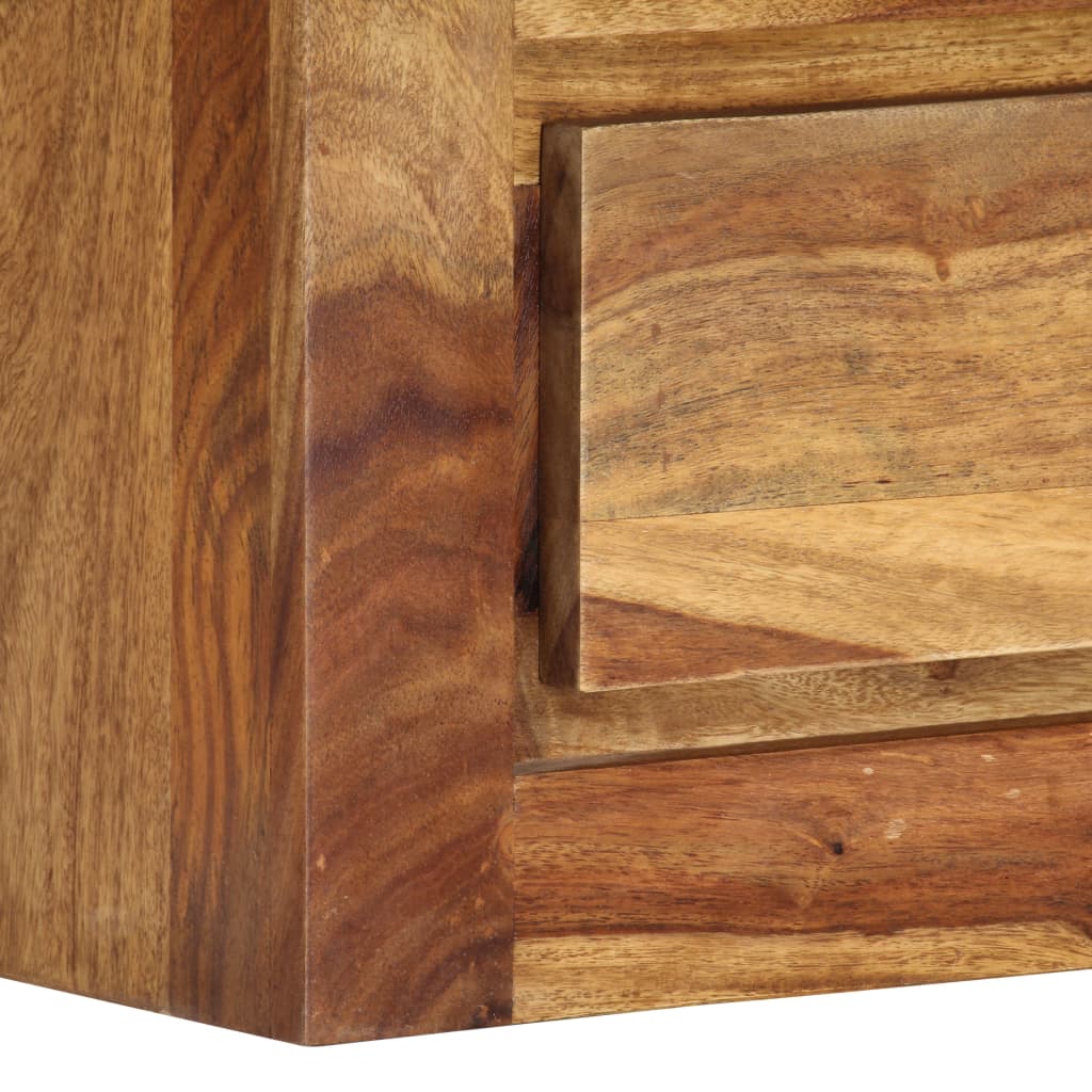vidaXL TV Cabinet Solid Sheesham Wood 80x30x40 cm