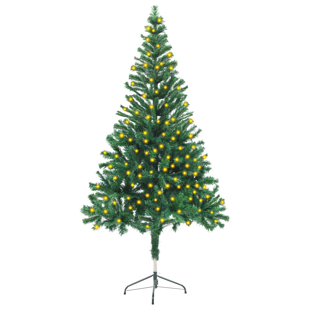 vidaXL Artificial Pre-lit Christmas Tree with Stand 150 cm 380 Branches