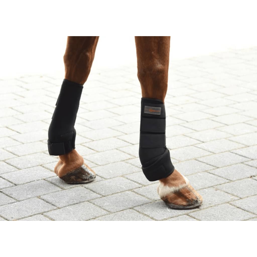 Kerbl Four Piece Horse Boots Set Black Pony 320131