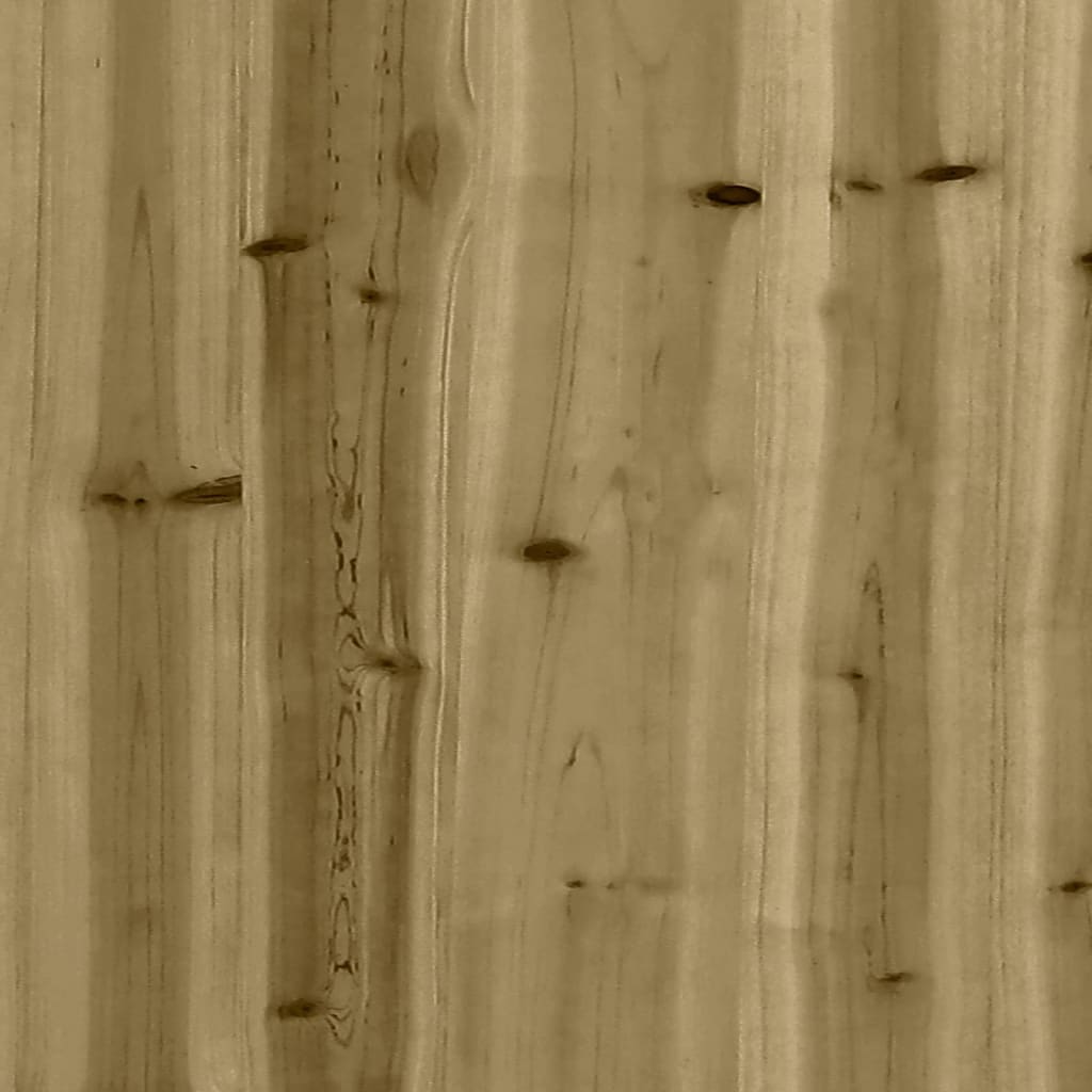 vidaXL Garden Footstool 62x63.5x53.5 cm Impregnated Wood Pine