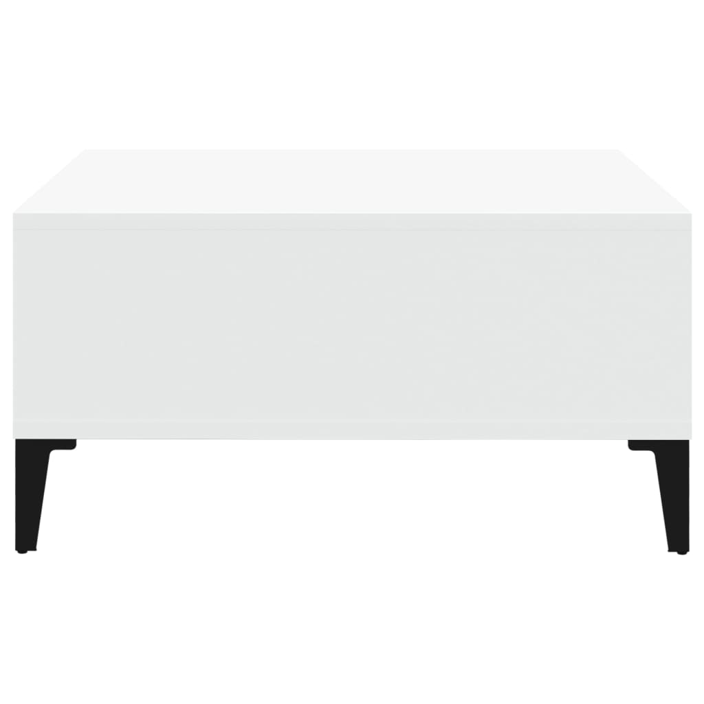 vidaXL Coffee Table White 60x60x30 cm Engineered Wood