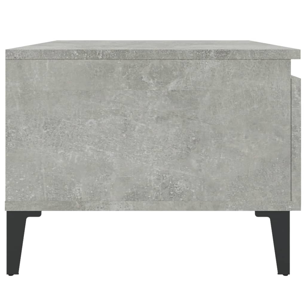 vidaXL Side Tables 2 pcs Concrete Grey 50x46x35 cm Engineered Wood