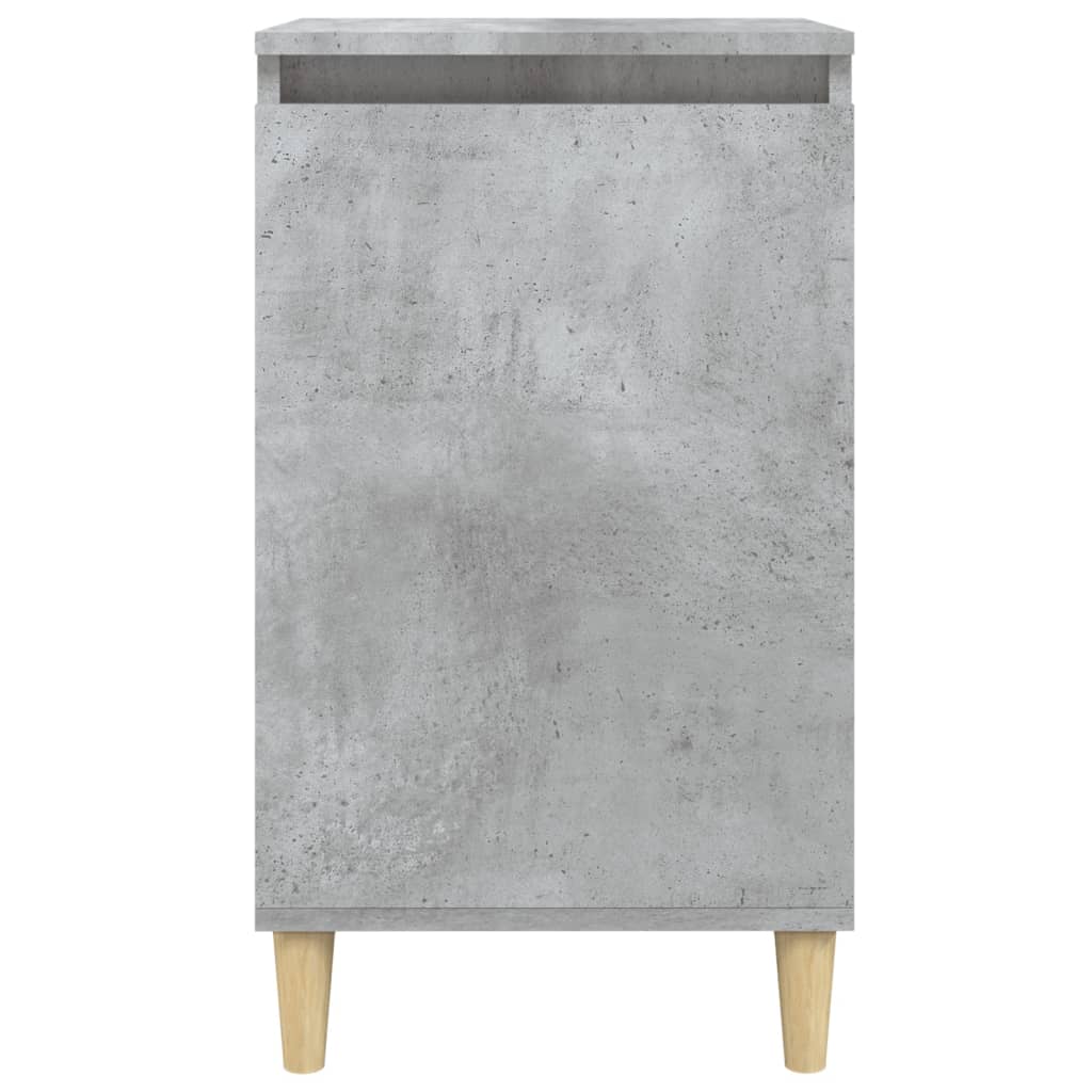 vidaXL Bedside Cabinet Concrete Grey 40x35x70 cm Engineered Wood