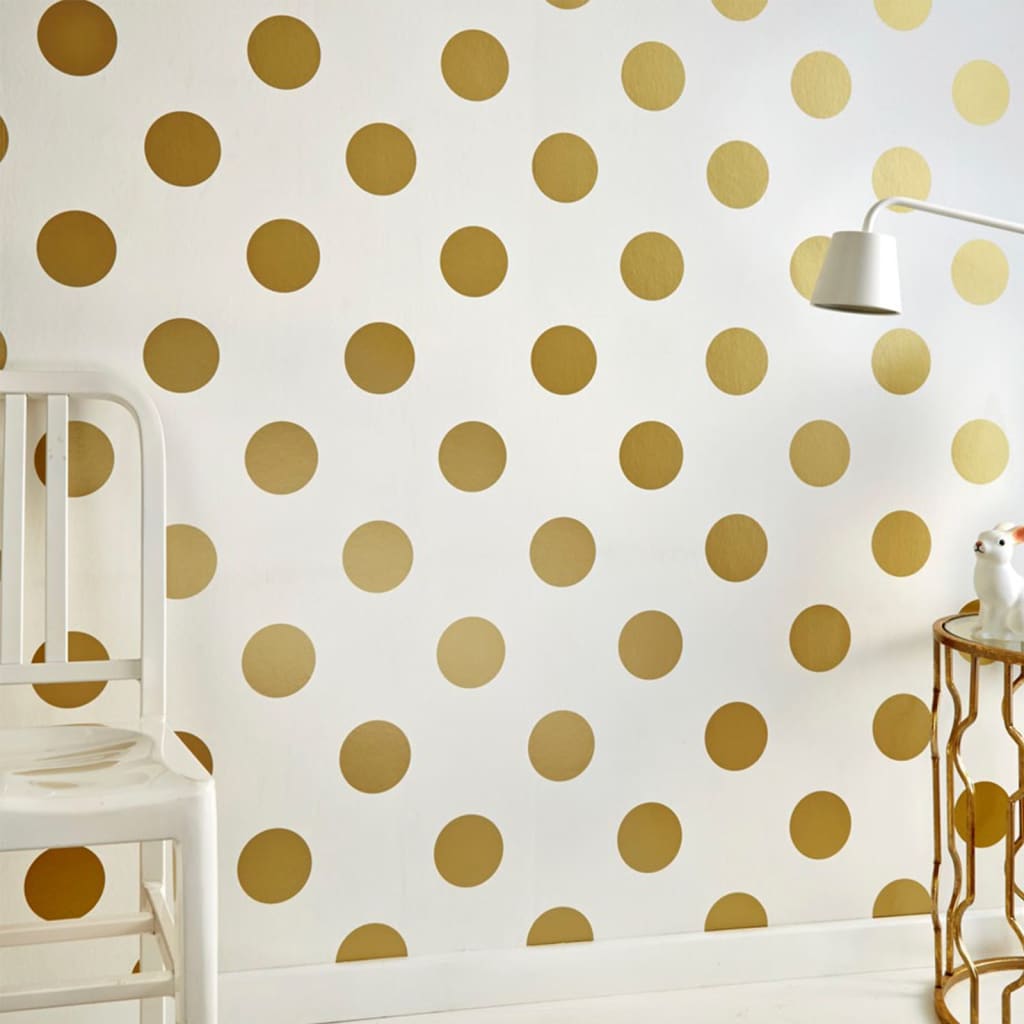 Noordwand Wallpaper Kids @ Home Dotty White and Gold