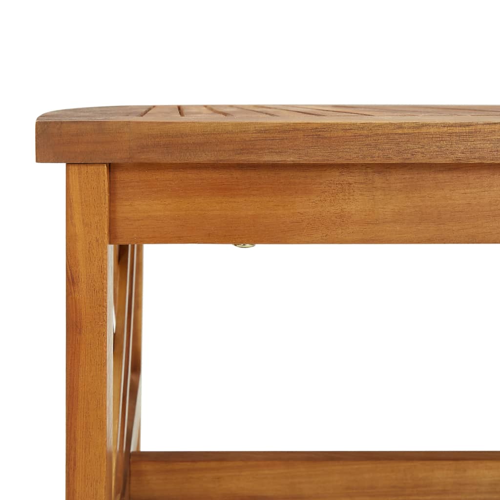 vidaXL Coffee Table 102x50x43 cm Solid Acacia Wood