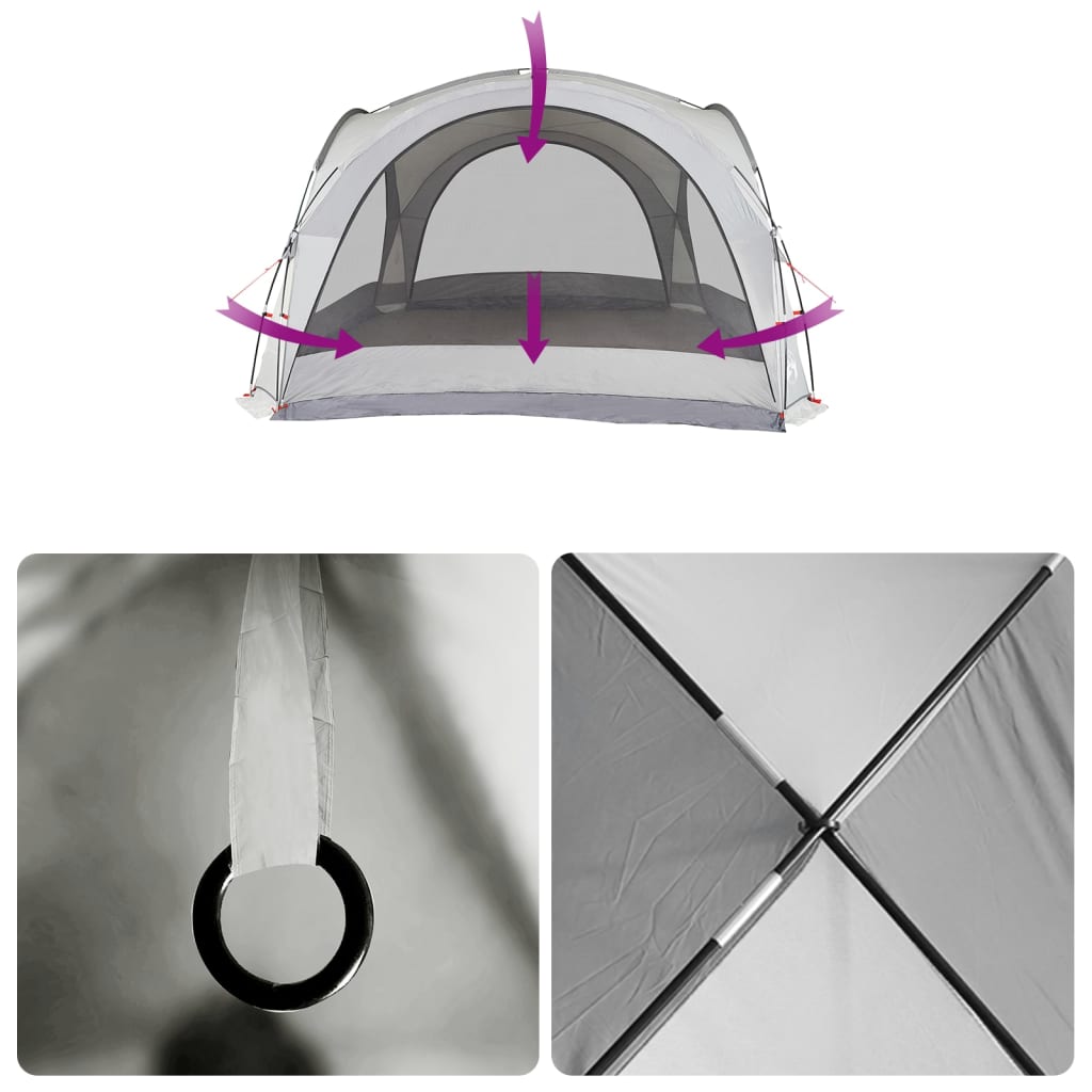 vidaXL Party Tent White Waterproof