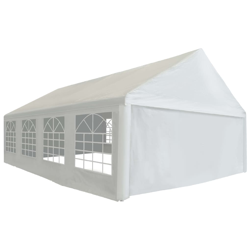 vidaXL Party Tent PE 5x8 m White