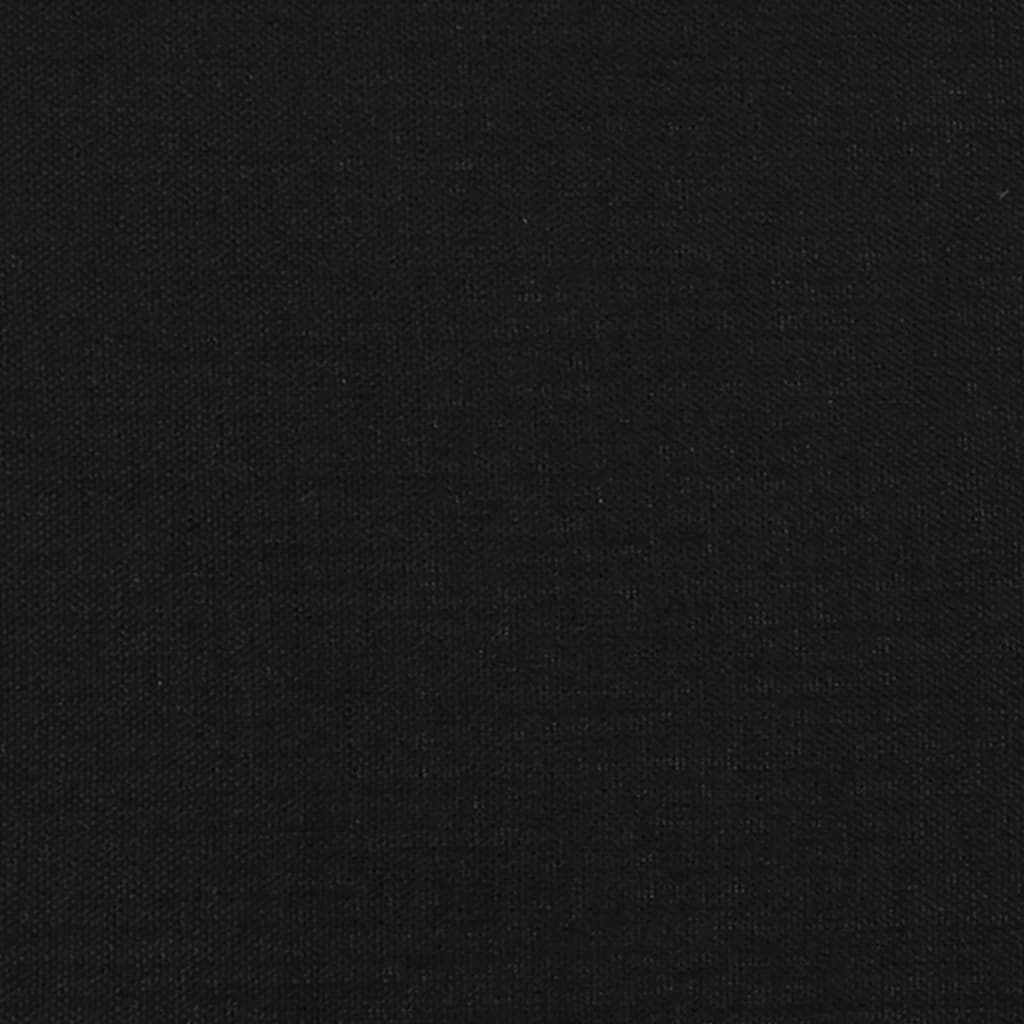 vidaXL Bed Frame Black 135x190 cm Double Fabric