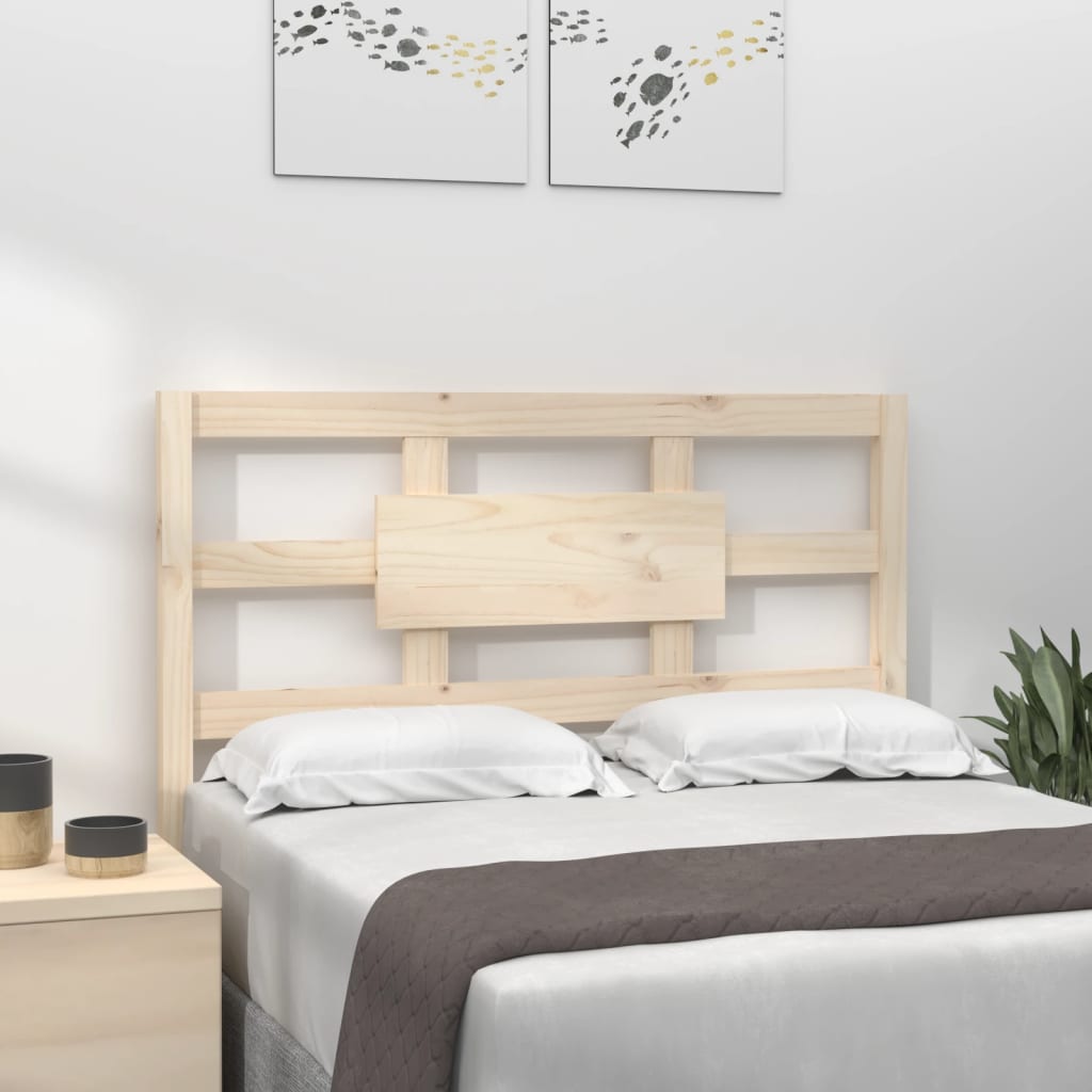 vidaXL Bed Headboard 105.5x4x100 cm Solid Wood Pine